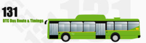 131 Delhi DTC City Bus Route and DTC Bus Route 131 Timings with Bus Stops