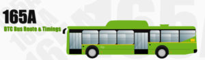165A Delhi DTC City Bus Route and DTC Bus Route 165A Timings with Bus Stops