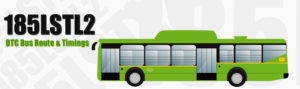 185LSTL2 Delhi DTC City Bus Route and DTC Bus Route 185LSTL2 Timings with Bus Stops