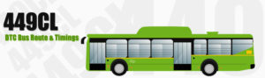 449CL Delhi DTC City Bus Route and DTC Bus Route 449CL Timings with Bus Stops