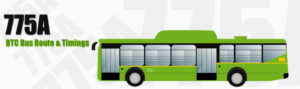 775A Delhi DTC City Bus Route and DTC Bus Route 775A Timings with Bus Stops
